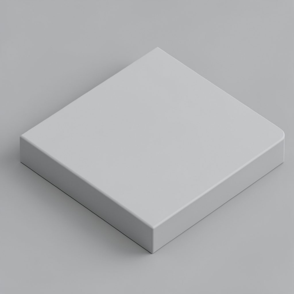 Isometric 3D render of a loaf of banana bread sliced on a wooden board, with ripe bananas nearby, in warm golden-brown and cream tones.